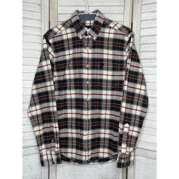 American Eagle Outfitters Men's Classic Fit Flannel Button Down Shirt Size Small - Picture 1 of 8